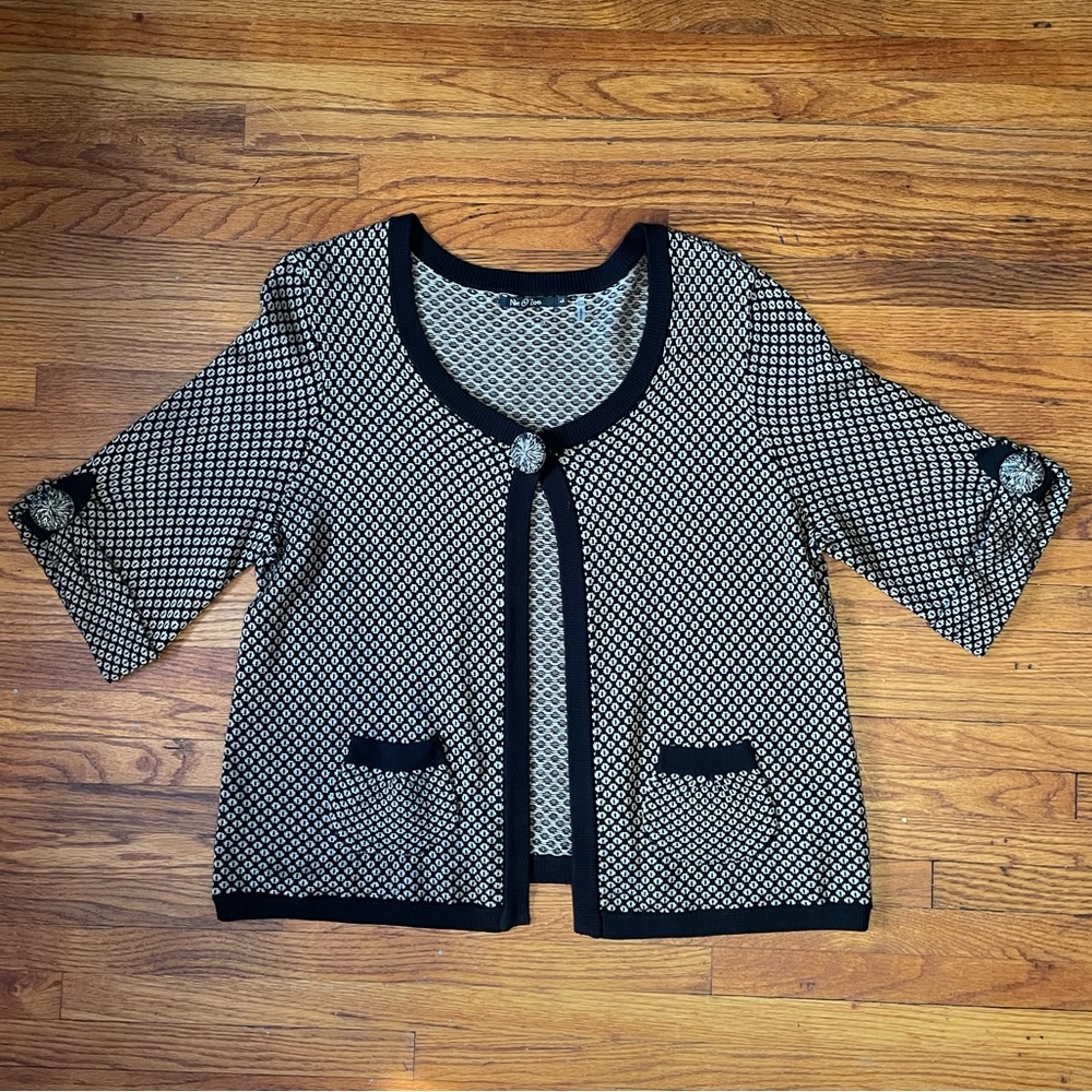 Like New Nic & Zoe Silk Cardigan Sz L